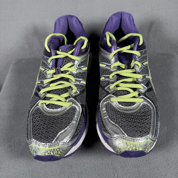 Asics Gel-Kayano 21 Shoes Womens Size 9.5 Purple Gray Running Stability Sneakers - Picture 5 of 11